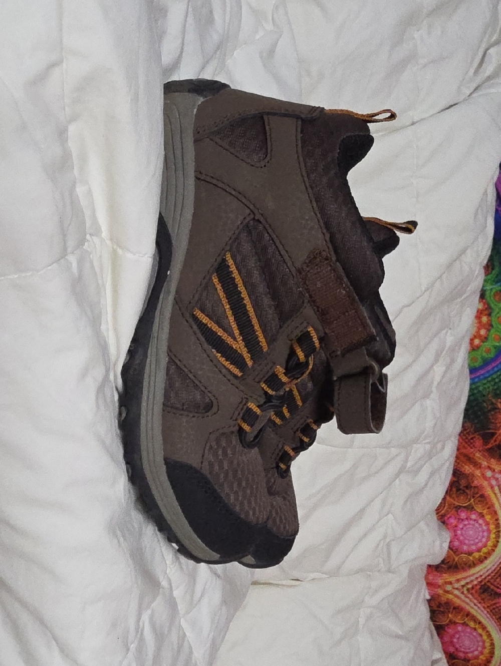 Merrell Kids Brown and Tan Hiking Boots